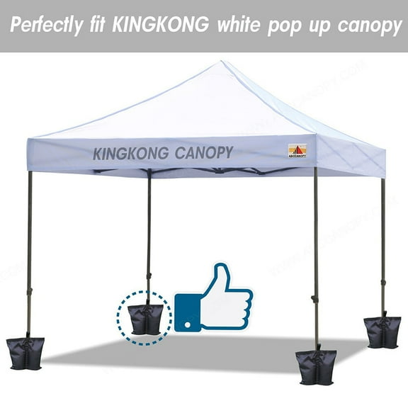 GOOHOCHY 4 Pcs Canopy Tent Sand Sandbag Marquee Stand Weights