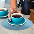thumbnail image 1 of GOOHOCHY 4 Pcs Dining Coasters Woven Placemats Table Silicone Accessories, 1 of 7