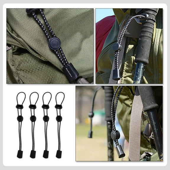 GOOHOCHY Set of 4 Folding Hiking Poles Trekking Walking Sticks for Outdoor Adventures