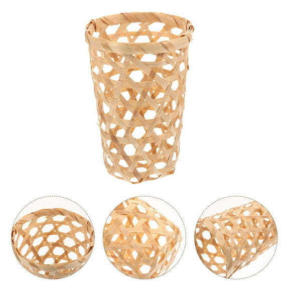 FUEENIRVA Set of 4 Beige Woven Storage Baskets, Multi-Purpose Organizers for Home, Office, Closet, and Everyday Use