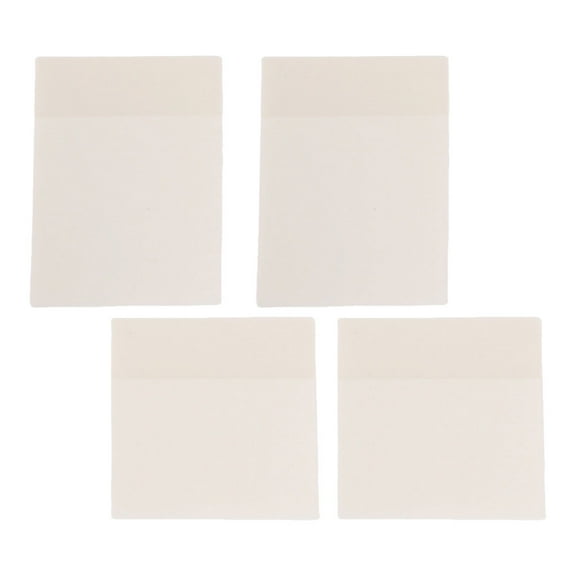 GOOHOCHY 4 Pcs Small Notes Message Stickers Student Office 9.5X7X1.5CM
