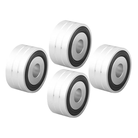GOOHOCHY 4 Pcs Sound Deadening Dampening 4.00X4.00X2.00CM Silver