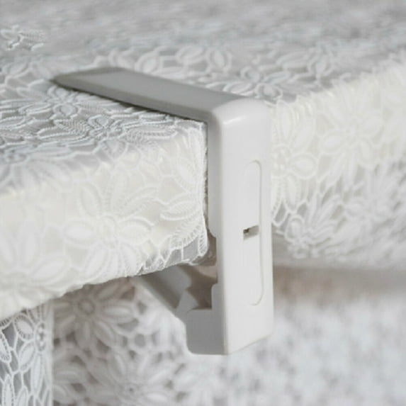 GOOHOCHY 4 Pcs Table Cloth Dining Clip Adjustable Tablecloth Clips