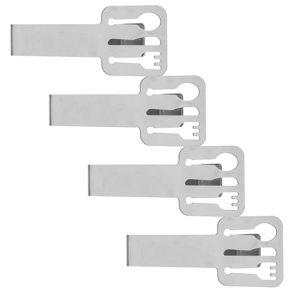 GOOHOCHY  4 Pcs Tablecloth Clip Snap Fasteners Triangle Fixing Clips