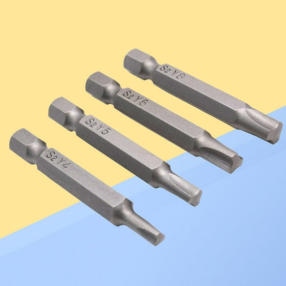GOOHOCHY 4 Pcs Triangle Head Screwdriver Bits for Anti-theft Screws