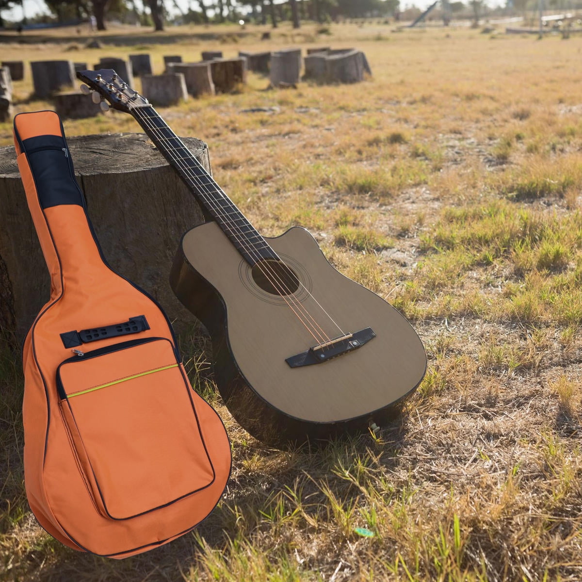 GOOHOCHY  40 /41 Double Strap Waterproof Guitar Bag Case Travel