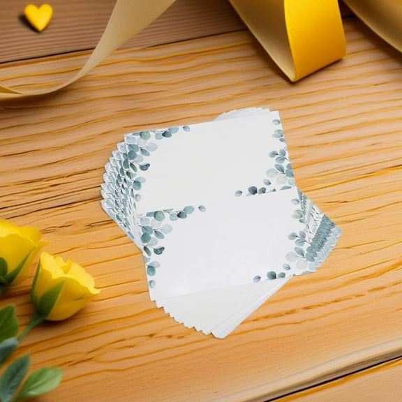 GETAJGHSD Table Name Tags Eucalyptus Wedding Place Cards For Table Setting 40Pcs