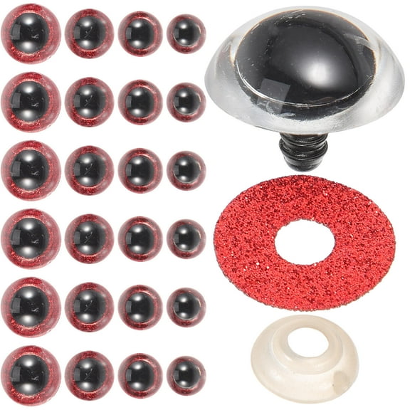 GOOHOCHY Animal Eyes For Toy Making Practical 40-Pcs 1.8x0.7in
