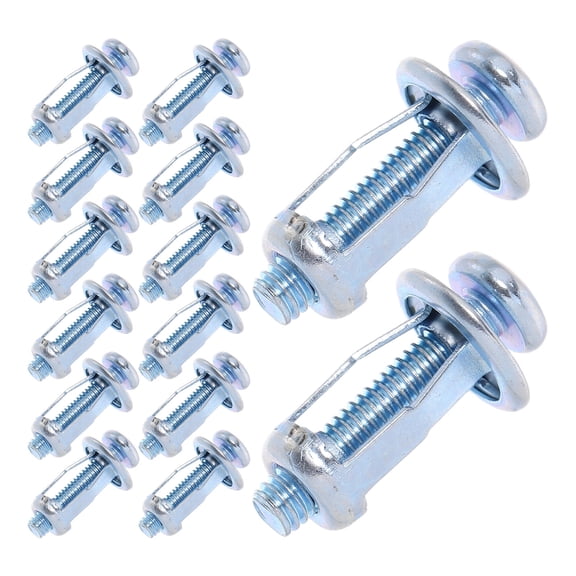 GOOHOCHY 40PCS Hollow Wall Anchor Set for Drywall Plasterboard Cavity Fixing, Extra Short Anchors for Aluminium, Steel Pipe, Plastic Sheet Projects