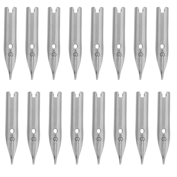 GOOHOCHY 40pcs Calligraphy Fountain Pen Nibs Universal Replacement Calligraphy Pen Tips Part for Writing Drawing Signing Accessories