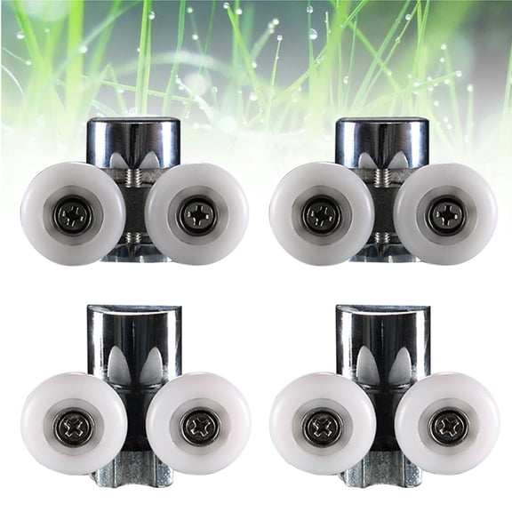 FUEENIRVA Door Rollers Swing Wheel Bathroom Use 4PCS