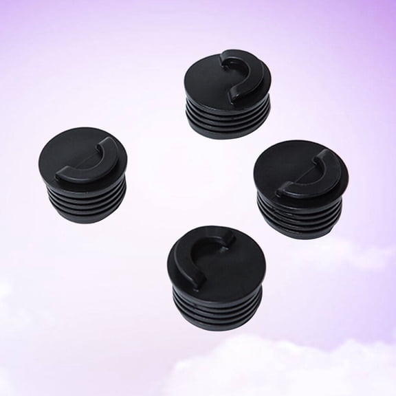 GOOHOCHY 4-Pack Canoe Scupper Plugs Thickened Rubber Water-Resistant Fittings