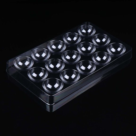 GOOHOCHY 4PCS Sugar Flower Drying Cup Mold Clear Fondant Shaping Tray Plastic Cake Decoration DIY Baking Tools for Sugarcraft Gum Paste Chocolate