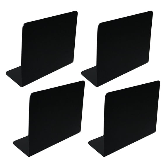 GOOHOCHY 4Pcs Black Acrylic Chalkboard for Wedding and Birthday