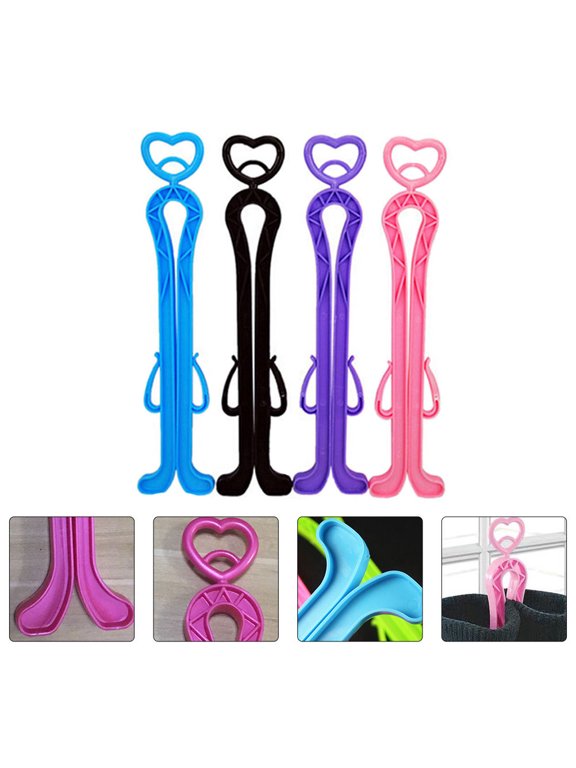 4-Pack Boot Clips and Shapers, Professional Shoe Support Stands for Boots, Random Colors Included