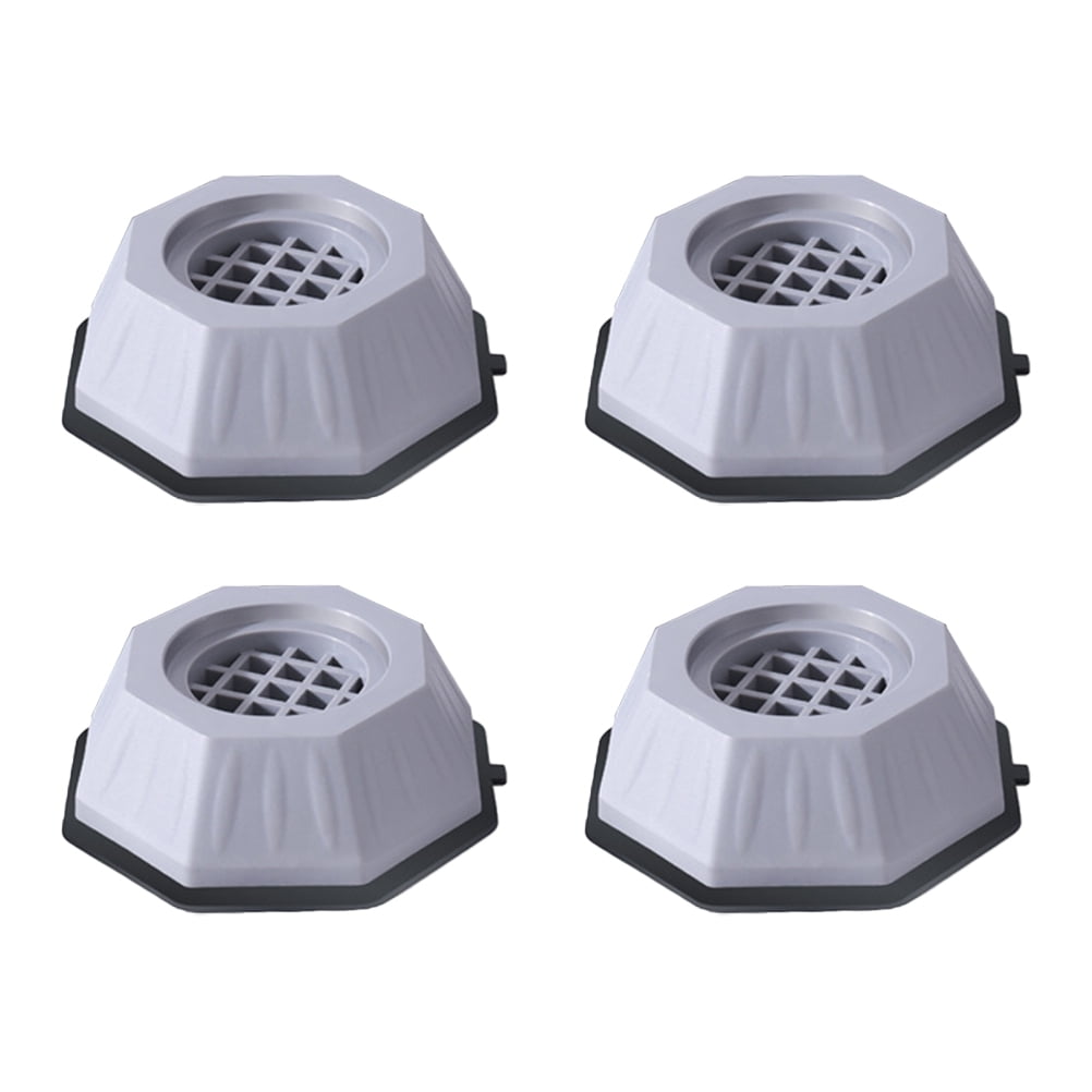 GOOHOCHY 4-Pack Heightening Pads for Washing Machine Feet, Anti- Furniture Pads, Gray Mat Accessories