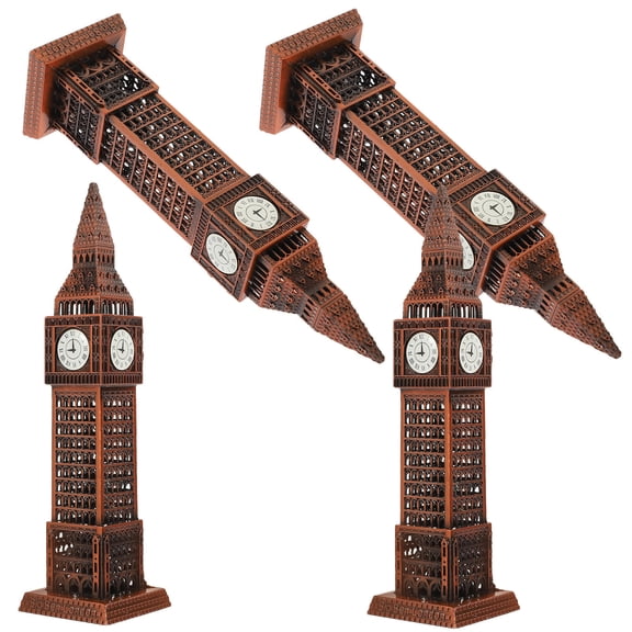 GOOHOCHY London Big Building Alloy 4Pcs Home Decor