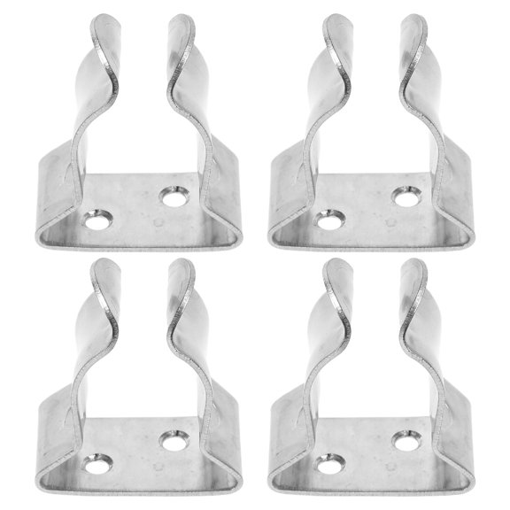 GOOHOCHY Stainless Steel Paddle Holder Clips Spring Clamp Design for Home 4Pcs