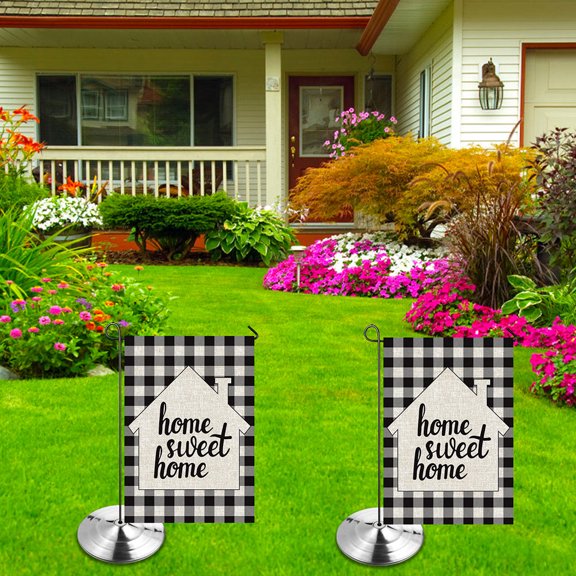 GOOHOCHY 4Pcs Round Flagpole Bases Simple Flagpole Support Useful Flagpole Mounting Stand