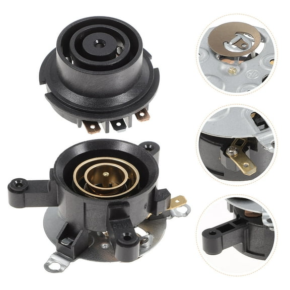 GOOHOCHY 4Set Electric Kettle Base Replacement Temperature Control Socket Abs Copper For Electric Kettle Part Repair