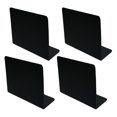 thumbnail image 1 of GOOHOCHY 4pcs Acrylic Small Blackboard Desktop Chalkboard Message Display Board for Wedding Party (Black), 1 of 8