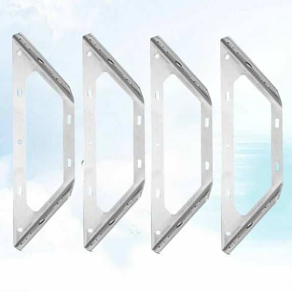 GOOHOCHY 4pcs Cabinet Hanger Suspension Fittings Cupboard Hanger Parts for Home Kitchen Bathroom
