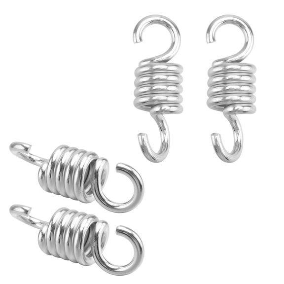 GOOHOCHY Compression Porch Swing Spring Hammock Fixing 4Pcs 1.53X1.53X4.24in Metal