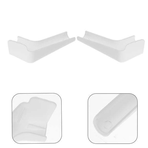GOOHOCHY GooHochy 4Set RV Gutter Spouts White Plastic for Water Drainage