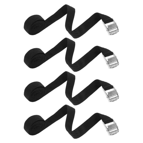 GOOHOCHY 4pcs Tie Down Straps Cam Buckle Straps Lashing Straps With Buckles Adjustable Cam Buckle Tie Down Cinch Strap For Packing