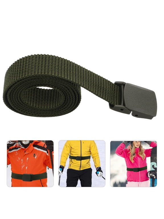 4-Pack Adjustable Outdoor Utility Web Belts for Men, Nylon Canvas Waist Straps with Quick-Release Buckles for Hiking