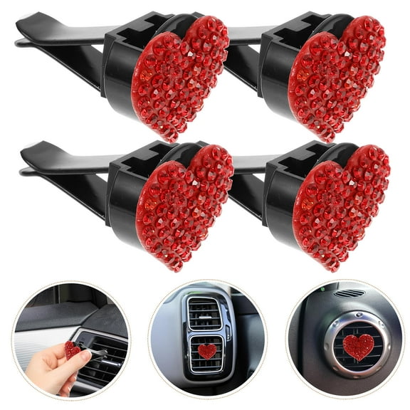 FUTUREORYY Auto Vent Clips Red Pcs