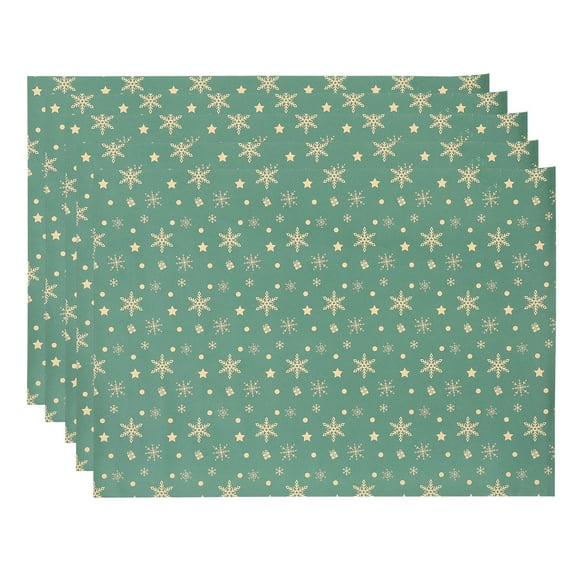 GOOHOCHY 5 Pcs Christmas Tree Wrapping Paper Xmas for Gifts Decoration