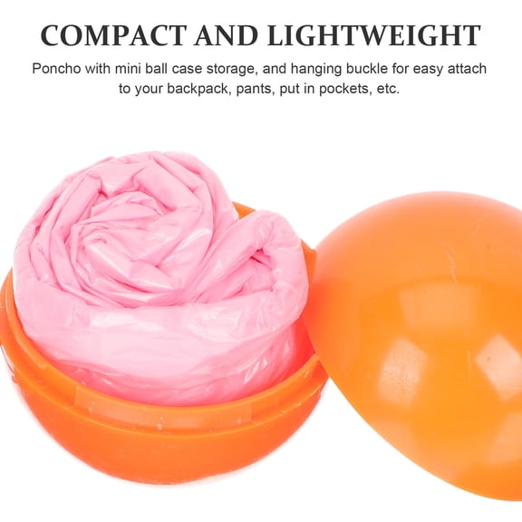 GOOHOCHY 5 Pcs Duty Rainproof Ponchos Compact Raincoats Work
