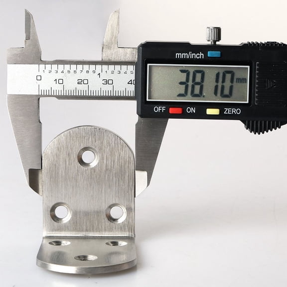 GOOHOCHY 5 Pcs Right Angle Bracket Brackets Corrosion Resistant Premium Material