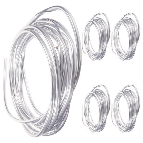 FUTUREORYY Car Door Edge Protector PVC 5 Rolls 19.65X0.20X0.20in