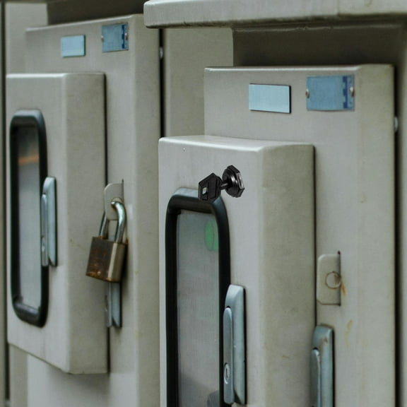 GOOHOCHY 5 Sets Power Distribution Cabinet Lock Lock For Electrical Switch Cabinets Electric Meter Box Lock Industrial And Residential Use