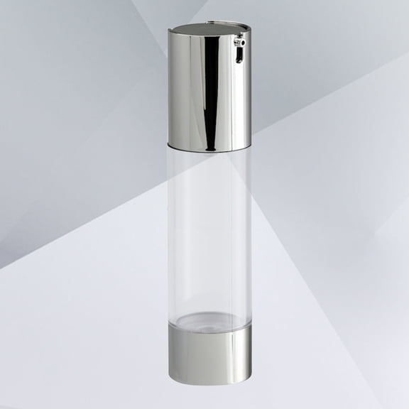 Mobutofu Airless Pump Bottle Transparent Plastic Cosmetic Bottle for Makeup Emulsion