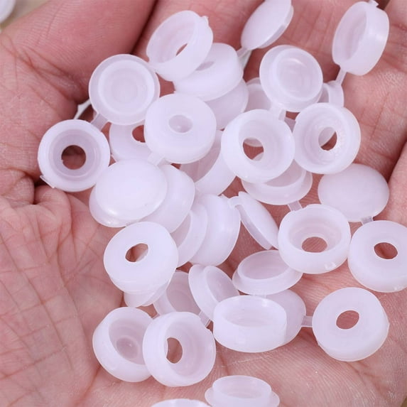 GOOHOCHY 50 PCS Screw Hole Cover Easy to Use Corrugated Roofing