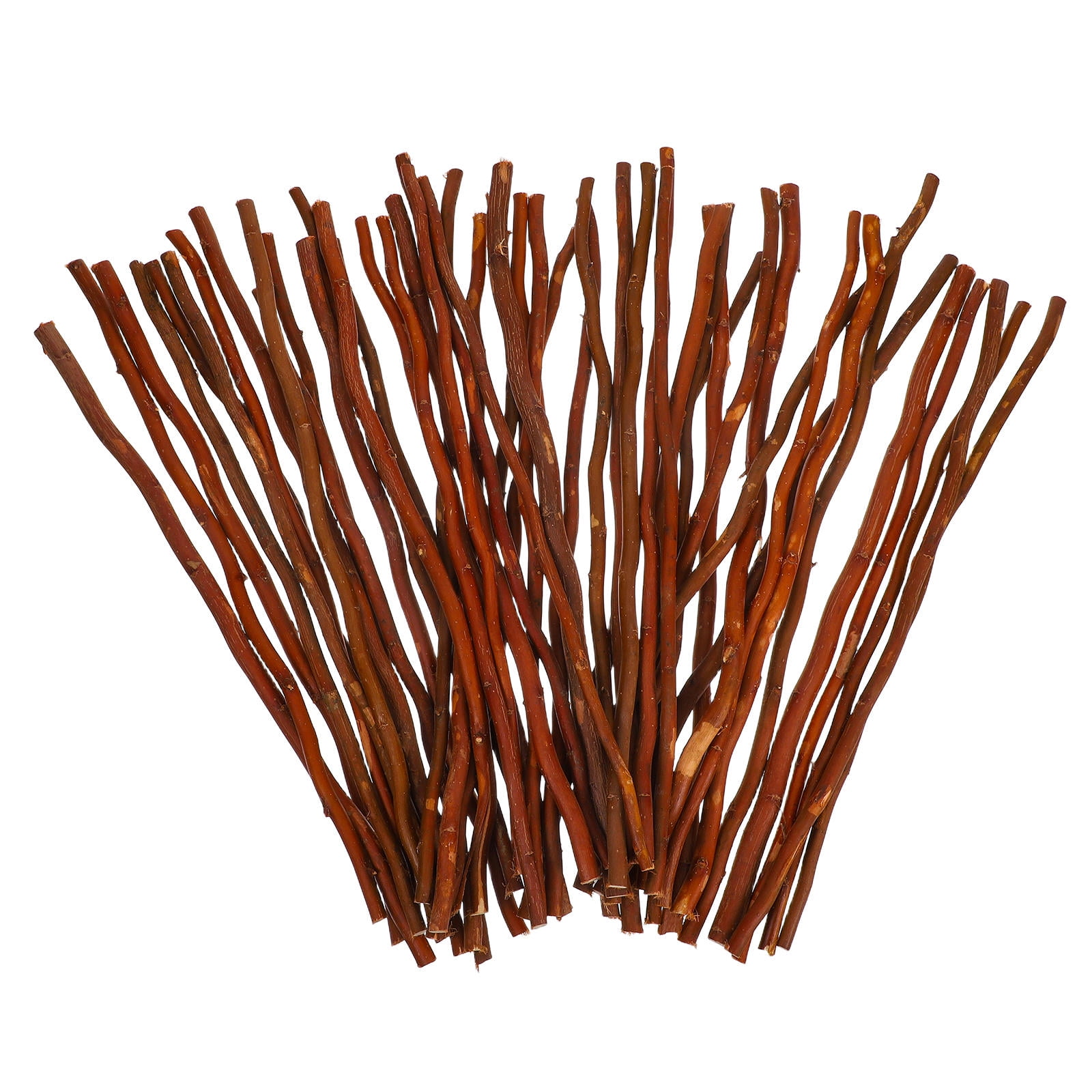 GOOHOCHY  50 Pcs Birch Sticks for Decorating Logs Greenery Child Brown