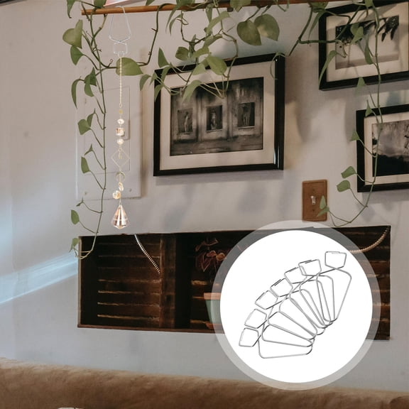 GOOHOCHY 50 Pcs Ceiling Hook Clips T-bar Squeeze Hangers Clips for Office Classroom and Home Decorations