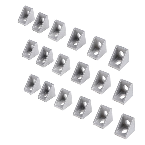 GOOHOCHY  50 Pcs Extrusion Aluminum Angle Code Corner Parts
