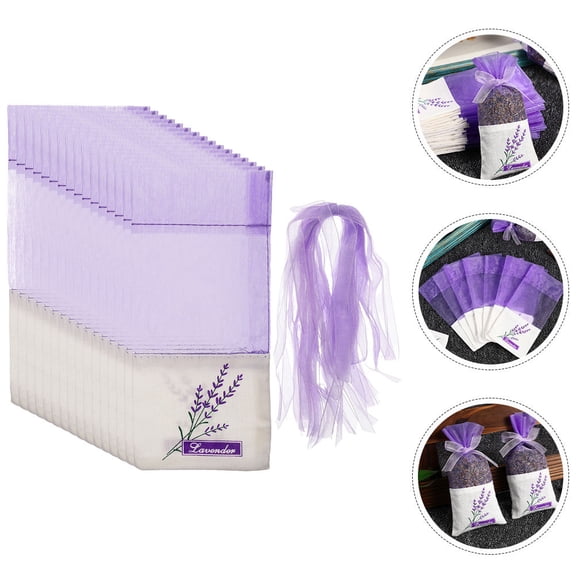 GOOHOCHY  50 Pcs Sachet Bag Lavender Sachets Empty Bags for Scent Travel