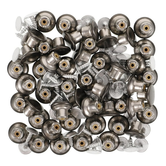 GOOHOCHY 50 Sets Removable Pants Buttons No Sew Needed for DIY Accessories Jeans Repair 1.00X1.00X1.00in