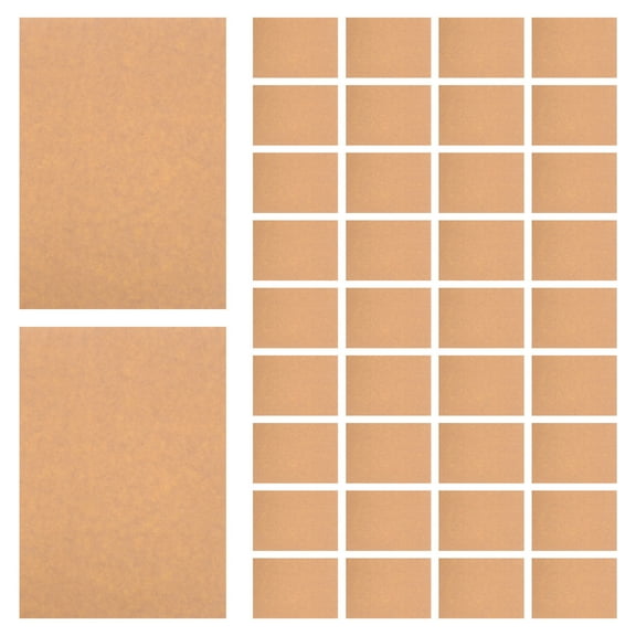 GOOHOCHY 50 Sheets A4 Self-Adhesive Kraft Paper Stickers Labels Printable Printable Sticker Paper Printing Stickers Paper Kraft Sticker Paper Labels