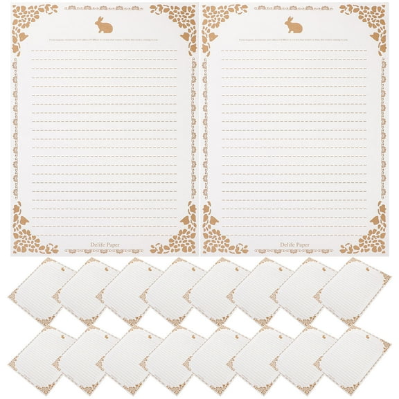 Mobutofu Cute Stationery Paper Warm Colors 50 Sheets