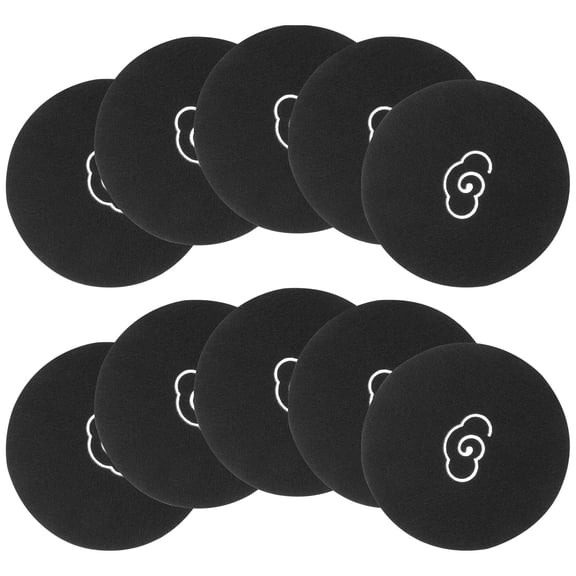 Mobutofu Coffee Mug Coaster Black Wool Felt 50Pcs