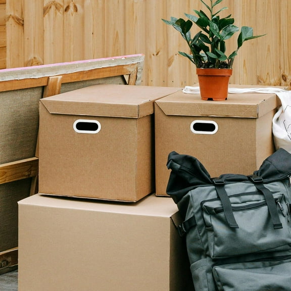 GOOHOCHY 50pcs Cardboard Box Handles Replacement Box Handles Lifting Moving Handles