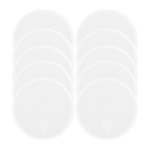 GOOHOCHY 50pcs Yogurt Jar Lids Reusable Plastic Replacement Lids Covers Yogurt Canning Lids Yogurt Container Lids