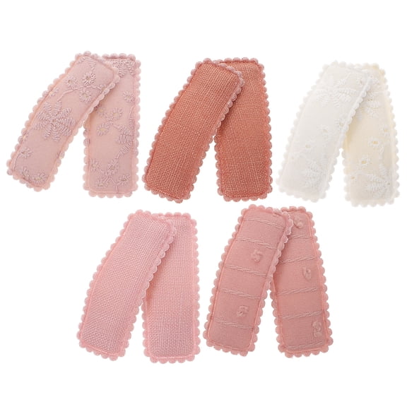 HINTRMENT Hair Clips Alloy Assorted Color Girls Daily Use 5 Pairs 2.2In