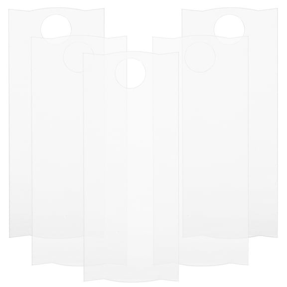 FUEENIRVA 5Pcs Sublimation Acrylic Name Plates Transparent for Tumbler Cup Decoration